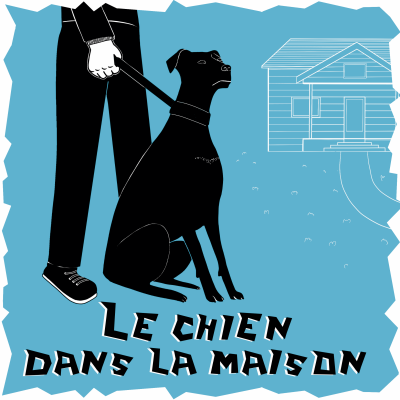 Le chien dans la maison